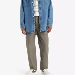 Levi's XX CARGO STRAIGHT FIT MEN'S PANTS Smokey Olive - Brown - Non-Stretch New